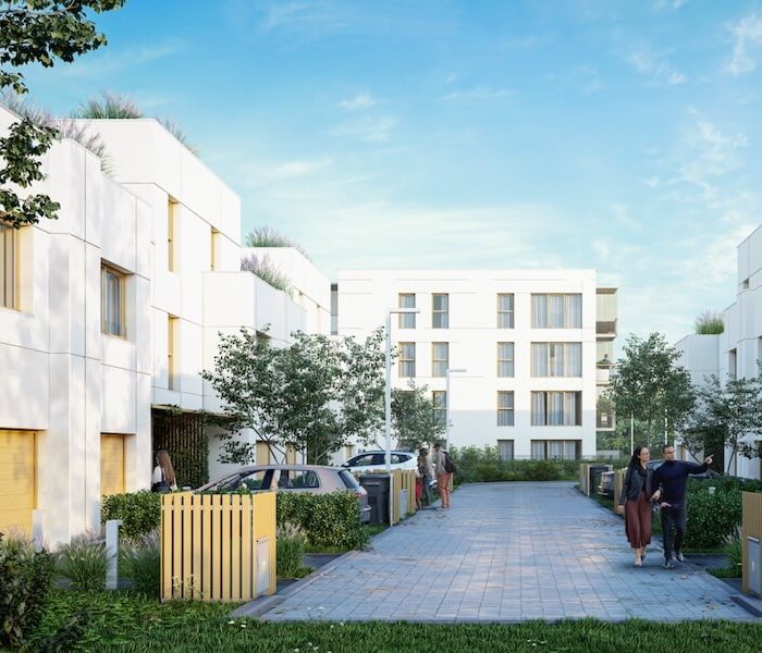 ZABUDOWA BUDYNKÓW MIESZKALNYCH WIELORODZINNYCH I JEDNORODZINNYCH W ZABUDOWIE SZEREGOWEJ