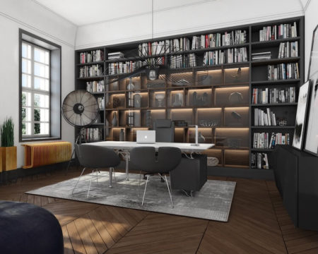 ARANŻACJA WNĘTRZ CZĘŚĆI BIUROWYCH